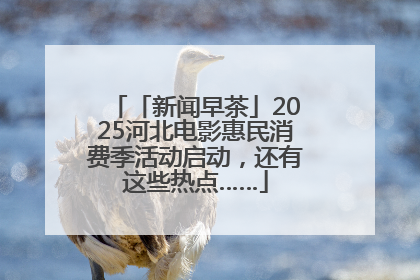 「新闻早茶」2025河北电影惠民消费季活动启动，还有这些热点……