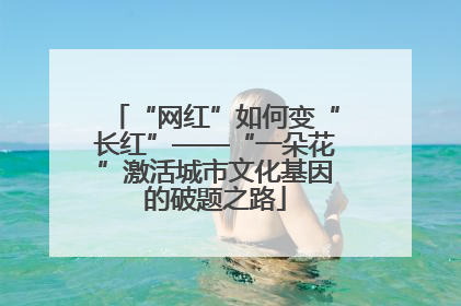 “网红”如何变“长红”——“一朵花”激活城市文化基因的破题之路