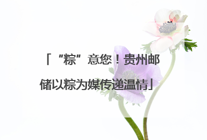 “粽”意您！贵州邮储以粽为媒传递温情