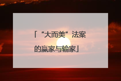 “大而美”法案的赢家与输家
