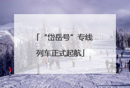 “岱岳号”专线列车正式起航