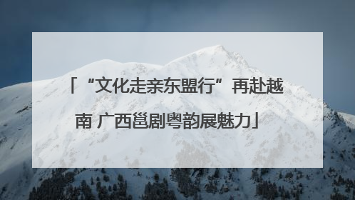 “文化走亲东盟行”再赴越南 广西邕剧粤韵展魅力