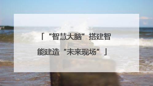 “智慧大脑”搭建智能建造“未来现场”