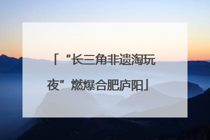 “长三角非遗淘玩夜”燃爆合肥庐阳