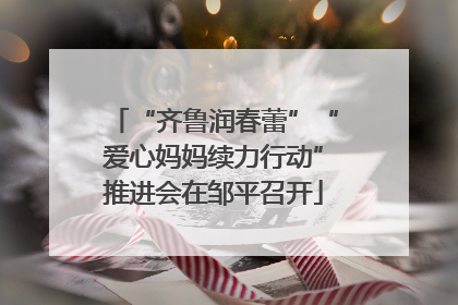 “齐鲁润春蕾”“爱心妈妈续力行动”推进会在邹平召开