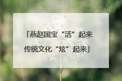燕赵国宝“活”起来 传统文化“炫”起来