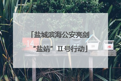 盐城滨海公安亮剑“盐靖”Ⅱ号行动