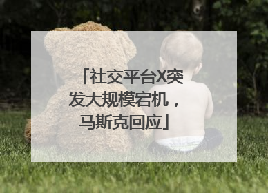 社交平台X突发大规模宕机，马斯克回应