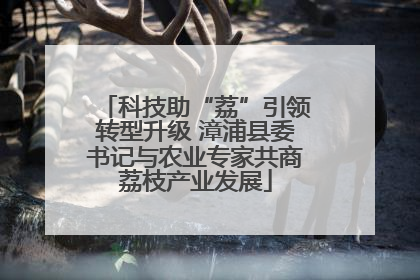 科技助“荔”引领转型升级 漳浦县委书记与农业专家共商荔枝产业发展