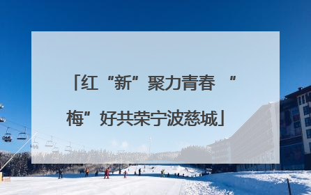 红“新”聚力青春 “梅”好共荣宁波慈城