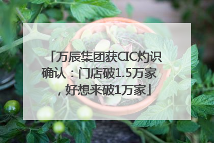 万辰集团获CIC灼识确认：门店破1.5万家，好想来破1万家
