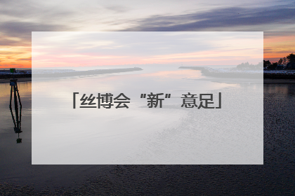 丝博会“新”意足