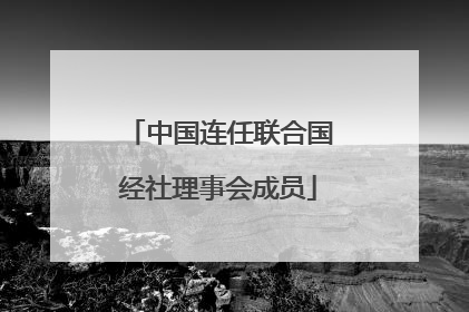 中国连任联合国经社理事会成员