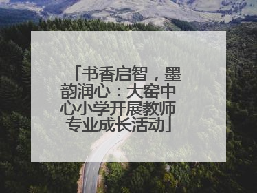 书香启智，墨韵润心：大窑中心小学开展教师专业成长活动