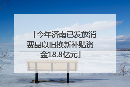 今年济南已发放消费品以旧换新补贴资金18.8亿元