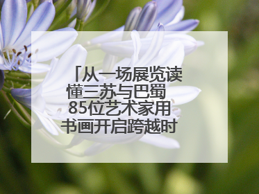 从一场展览读懂三苏与巴蜀 85位艺术家用书画开启跨越时空的文化对话