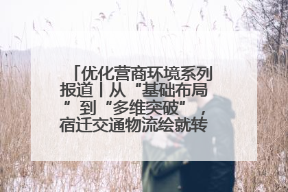 优化营商环境系列报道丨从“基础布局”到“多维突破”，宿迁交通物流绘就转型增效新画卷