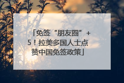 免签“朋友圈”+5！拉美多国人士点赞中国免签政策