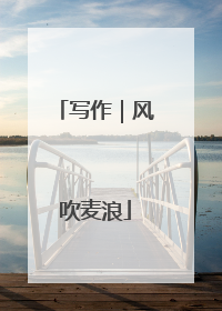 写作｜风吹麦浪