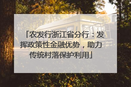 农发行浙江省分行：发挥政策性金融优势，助力传统村落保护利用