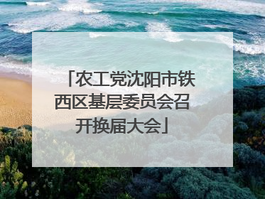 农工党沈阳市铁西区基层委员会召开换届大会