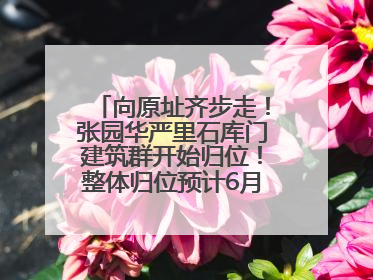 向原址齐步走！张园华严里石库门建筑群开始归位！整体归位预计6月7日完成