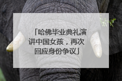 哈佛毕业典礼演讲中国女孩，再次回应身份争议