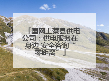 国网上蔡县供电公司：供电服务在身边 安全咨询“零距离”