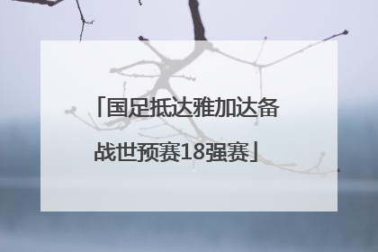 国足抵达雅加达备战世预赛18强赛