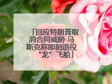 回应特朗普取消合同威胁 马斯克称即刻退役“龙”飞船