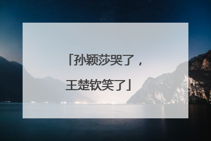 孙颖莎哭了，王楚钦笑了
