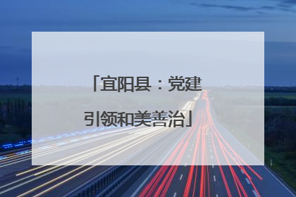 宜阳县：党建引领和美善治