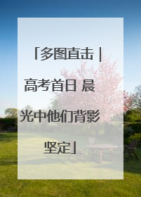 多图直击｜高考首日 晨光中他们背影坚定