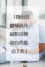 微山县驩城镇开展防汛物资自查盘点工作