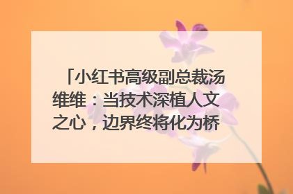 小红书高级副总裁汤维维：当技术深植人文之心，边界终将化为桥梁｜聚焦2025文化强国建设高峰论坛