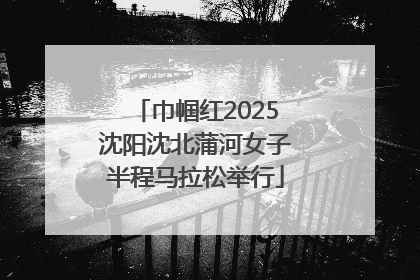 巾帼红2025沈阳沈北蒲河女子半程马拉松举行
