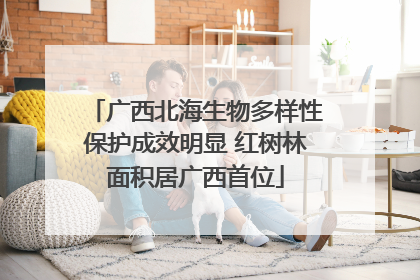 广西北海生物多样性保护成效明显 红树林面积居广西首位