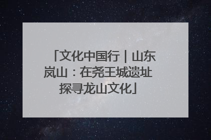 文化中国行｜山东岚山：在尧王城遗址探寻龙山文化