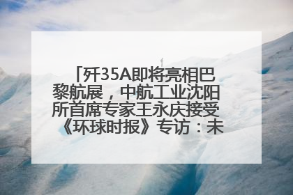 歼35A即将亮相巴黎航展，中航工业沈阳所首席专家王永庆接受《环球时报》专访：未来数量可以有很多