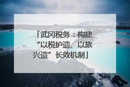 武冈税务：构建“以税护遗、以旅兴遗”长效机制