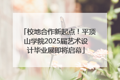 校地合作新起点！平顶山学院2025届艺术设计毕业展即将启幕