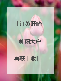 江苏盱眙：种粮大户喜获丰收