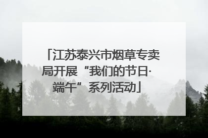 江苏泰兴市烟草专卖局开展“我们的节日·端午”系列活动