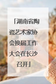 湖南省陶瓷艺术家协会换届工作大会在长沙召开