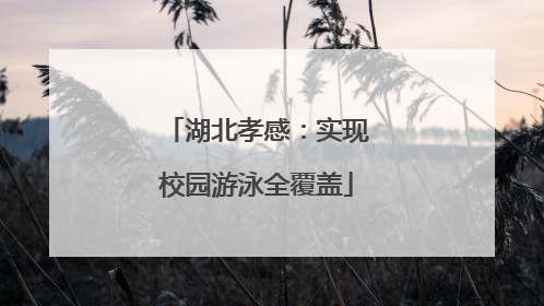 湖北孝感：实现校园游泳全覆盖