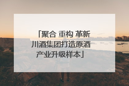 聚合 重构 革新 川酒集团打造原酒产业升级样本