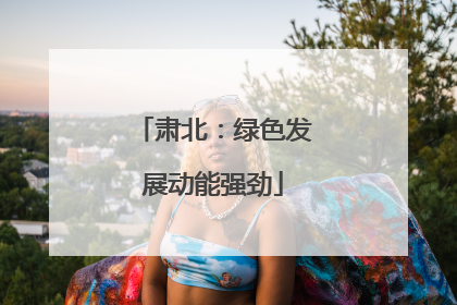 肃北：绿色发展动能强劲