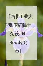 西北工业大学张卫红院士荣获J.N.Reddy奖章