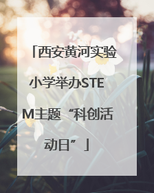 西安黄河实验小学举办STEM主题“科创活动日”