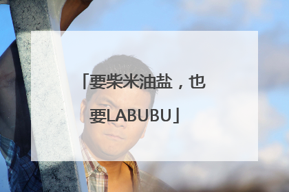 要柴米油盐，也要LABUBU